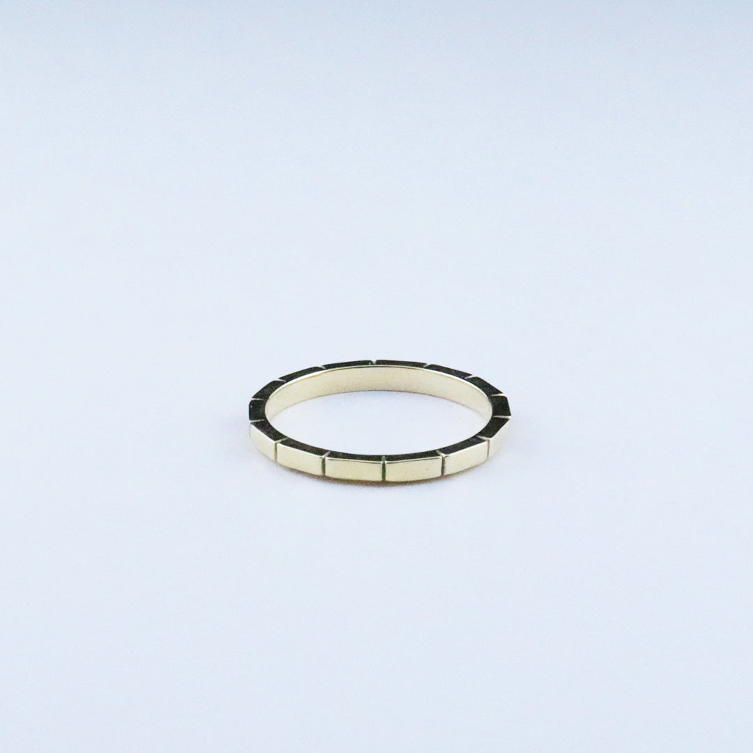 2024.06.05-A ring is inspired by Japanese bamboo made from K18 K18のバンブーマリッジリング