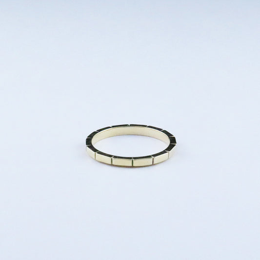 2024.06.05-A ring is inspired by Japanese bamboo made from K18 K18のバンブーマリッジリング