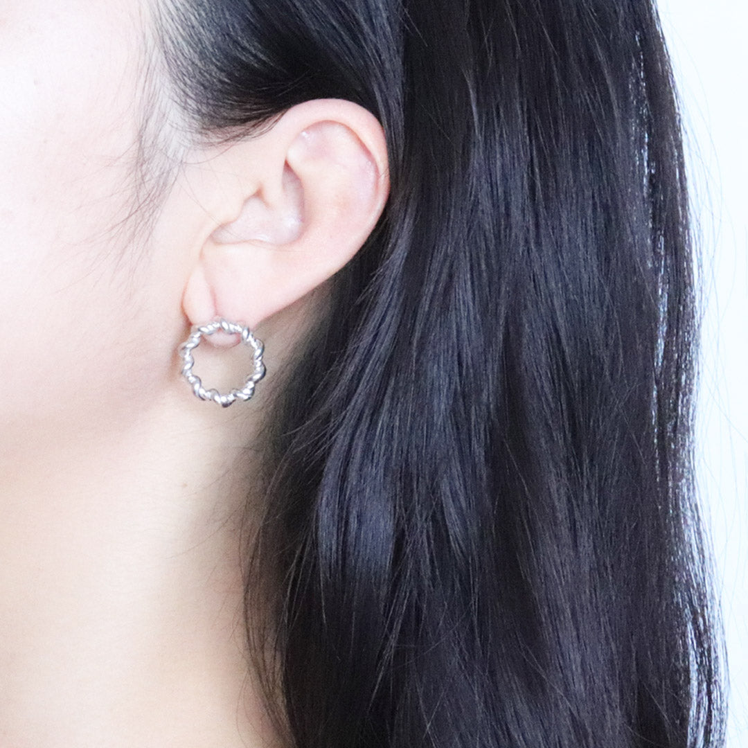 Shimenawa earrings / Silver925